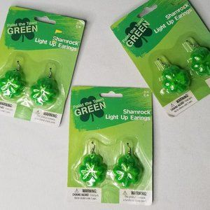 ♦️NWT SHAMROCK light up earrings